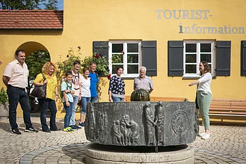 Stadtführung an der Tourist-Info