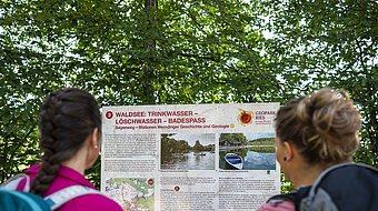 Starttafel Sagenweg am Waldsee