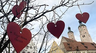 Herzle-Baum Aktion Valentinstag